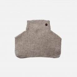 Esencia Alpaca Mondo Polo Neck Scarf - Pebble Baby Wool