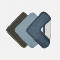 Fabelab Home & Baby Care Organic Cotton Terry Washcloth Set - Coastal