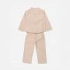 Studio Feder Organic Cotton Pyjamas - Lua Dark Powder Cotton & Linen