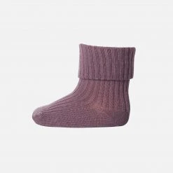 MP Wool Rib Ankle Socks - Dusk