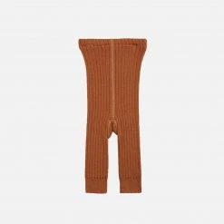 Selana Organic Merino Wool Leggings - Copper