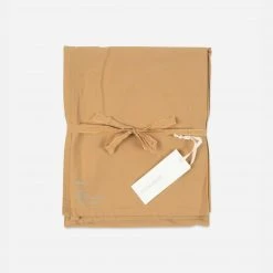 Studio Feder Organic Cotton Flat Sheet - Oak - Junior Size Home & Baby Care