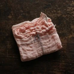 Whole Hand Dyed Organic Linen Wina Muslin Scarf - Many Colours