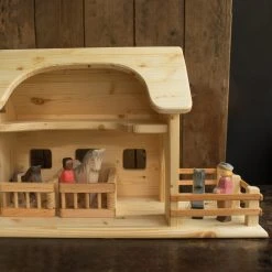 Wooden Toys Wooden Horse Stable