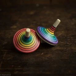 Mader Toys Rallye Rainbow Spinning Top