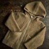 Huttelihut Wool Felt Hooded Jacket - Mole Baby Wool