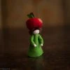 Fairies Toys Handmade Autumn Wool Fairy - Apple - White
