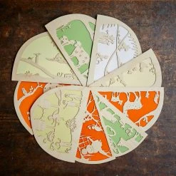 DeNoest Silhouettes For Silhouette Lamp Base - Many Options