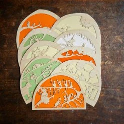 DeNoest Silhouettes For Silhouette Lamp Base - Many Options