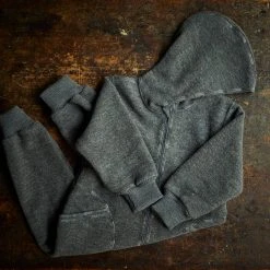 Engel Organic Boiled Wool Zip Suit - Lava Baby Wool