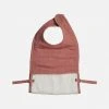 Fabelab Home & Baby Care Organic Cotton Muslin/Terry Feeding Bib - Clay