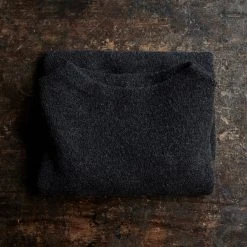 Reiff Adults Women's Organic Merino Wool Crepe Sweater - Antracite