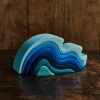 Grimms Wooden Water Waves Stacking Toy