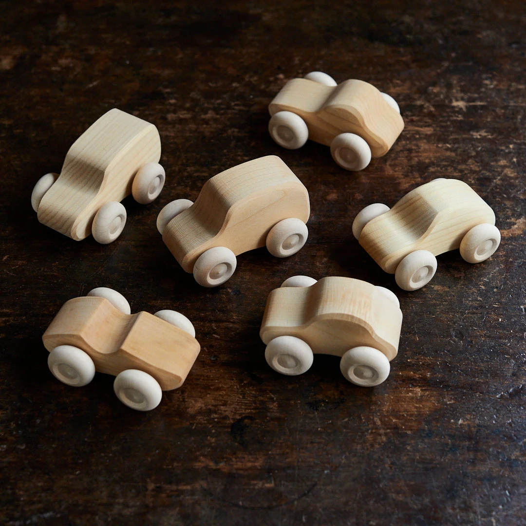 Grimms Natural Wood Little Car Toys