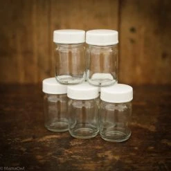 Stockmar Toys Glass Paint Jars For Watercolours - With Lids - Set Of 6