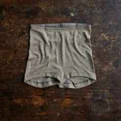 Engel Women's Organic Merino Wool & Silk Boxer Shorts - Walnut