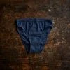 Engel Adults Women's Organic Cotton Rib Bikini Briefs - Indigo