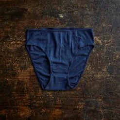 Engel Adults Women's Organic Merino Wool & Silk Bikini Briefs - Marine