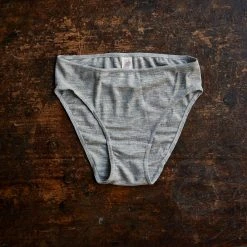 Engel Women's Organic Silk & Merino Bikini Briefs - Light Grey Adults