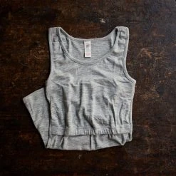 Engel Adults Women's Organic Merino Wool & Silk Maternity Top - Grey