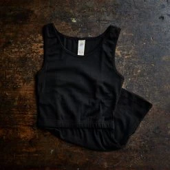 Engel Women's Organic Merino Wool & Silk Maternity Top - Black Adults