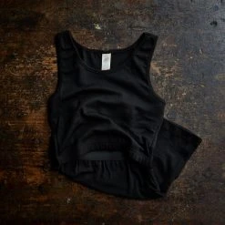 Engel Women's Organic Merino Wool & Silk Maternity Top - Black Adults