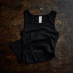 Engel Women's Organic Merino Wool & Silk Maternity Top - Black Adults