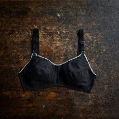 Engel Adults Women's Cotton Maternity Bra - Black