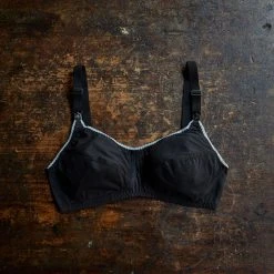 Engel Adults Women's Cotton Maternity Bra - Black