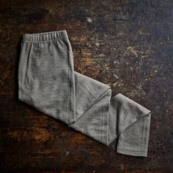 Engel Men's Organic Merino Wool & Silk Long Johns - Walnut Adults