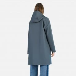Stutterheim Women's Classic Mosebacke Raincoat - Charcoal Adults