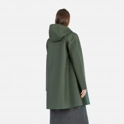 Stutterheim Women's Classic Mosebacke Raincoat - Green