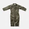 Monty & Co Cotton & Linen Cotton Engineer Boilersuit - Olive