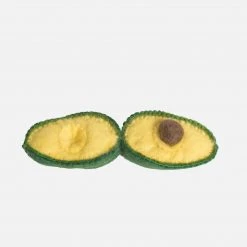 Papoose Toys Felted Wool Fruit Avocado - Set Of 2 Pieces