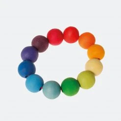 Grimms Rainbow Bead Ring Toys