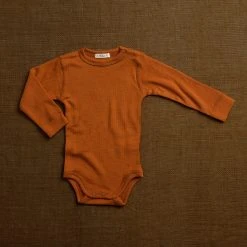 SISKIN Merino Wool Rib Body - Rust Baby Wool