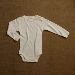 SISKIN Merino Wool/Silk Pointelle Body - Pearl Baby Wool