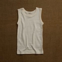 SISKIN Merino Wool/Silk Pointelle Vest - Pearl