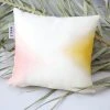 Whole Hand Dyed Wool Wiva Cushion Cover - Natural Dyes - Rose/Yellow