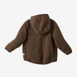 Disana Exclusive Organic Boiled Merino Jacket - Old Style - Hazelnut Baby Wool