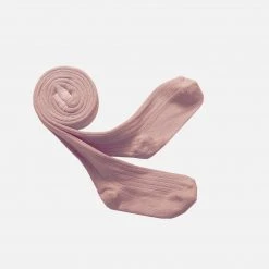 Collegien Babies & Kids Rib Tights - Old Rose