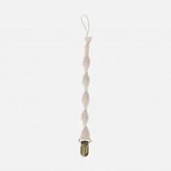 Bonét Et Bonét Organic Cotton Macrame Pacifier Clip - Constantin Home & Baby Care