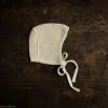 Disana Organic Merino Wool Knitted Bonnet - Natural