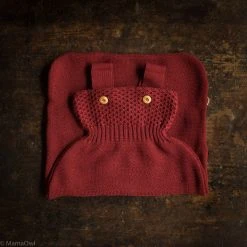 Disana Baby Sleep & Blankets Knitted Organic Merino Wool Sleeping Bag - Bordeaux