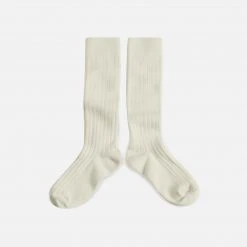 Collegien Babies & Kids Cotton Knee Socks - Cream