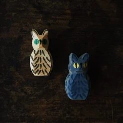 Ostheimer Handcrafted Owl - Blue Or Natural Toys