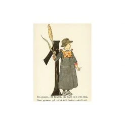 Elsa Beskow Ottilia Adelborg Set Of All Number Postcards