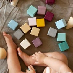 Raduga Grëz Handmade Wooden 20 Piece Cube Set - Forest