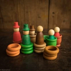 Grapat Toys Wooden Nins Playset - Autumn