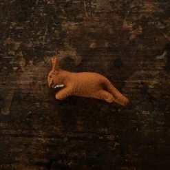 Gluckskafer Handmade Wool Felt Fox